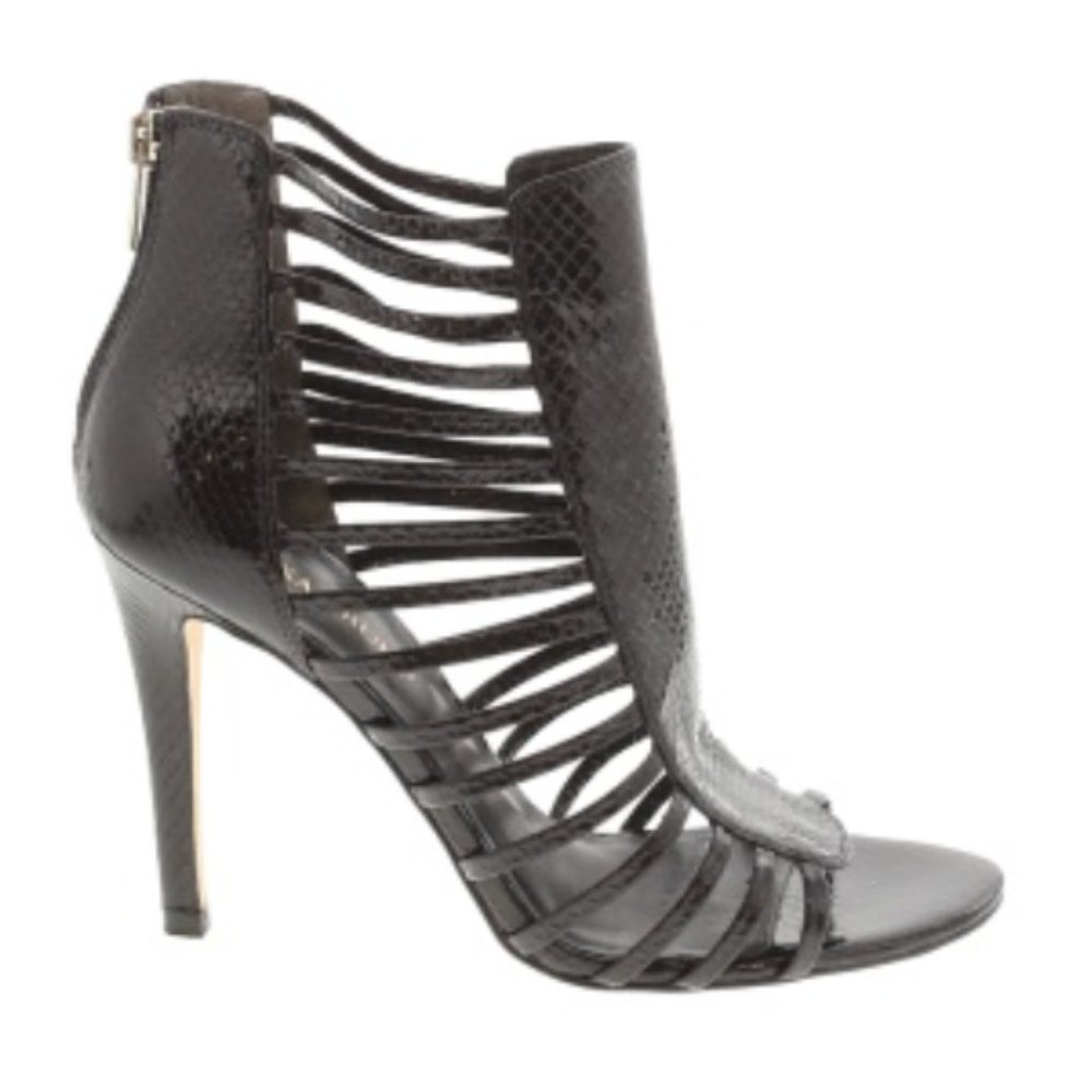 Ivanka Trump Black Leather Heels